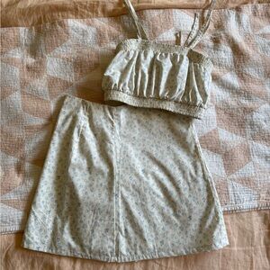 Harly Jae Poésie Top and Mary Skirt Matching Set - Fleurs